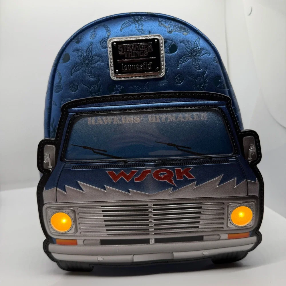 NWT Loungefly Stranger Things 5 Exclusive Light Up Van Mini Backpack WSQK
